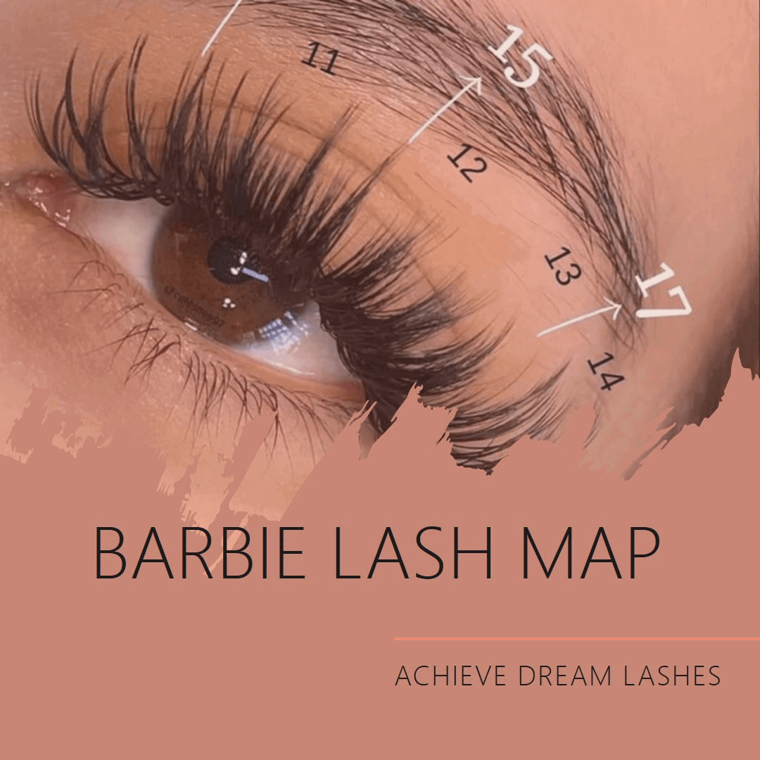 How to Achieve Dream Barbie Lashes: The Essential Barbie Lash Map