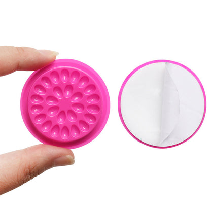 Round Eyelash Glue Holder  Pallet Pads -10Pieces