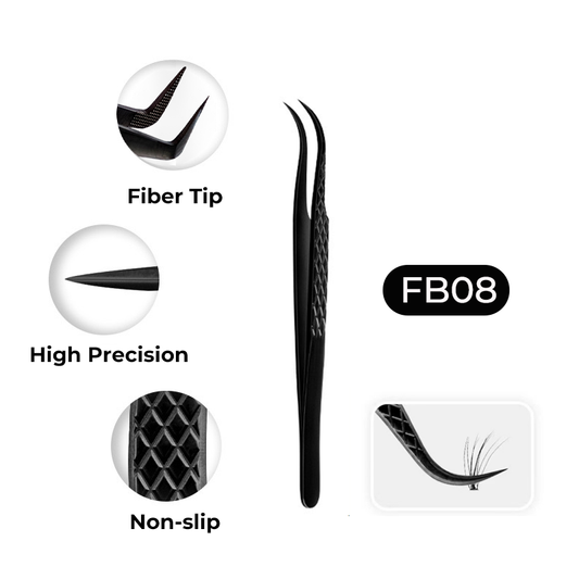 FB08-Fiber Tip Lash Tweezers