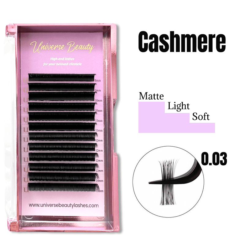 0.03MM Cashmere Volume Lashes 8-15 Mix Length