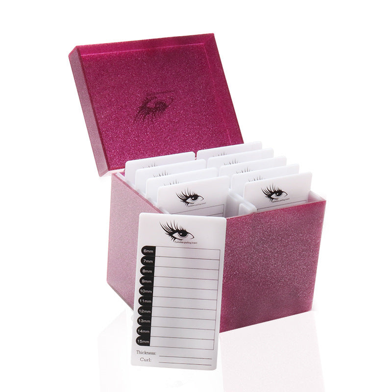 10-Layer Acrylic Eyelash Storage Box | False Eyelash Holder with Volume Eyelashes Extension